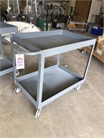 Uline two shelf  cart