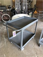 Uline two shelf cart