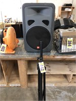 JBL speaker and stand
