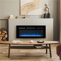 40" 1500W Recessed and Wall Mounted Electric Fire