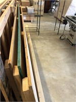 3- 4'x8'x3/4" plywood with 2x4 attached to ends
