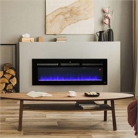 50" 1500W Recessed and Wall Mounted Electric Fire