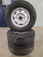 (3) Michelin 265/70R17 Tires & Rims