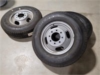 (3) Tires & Rims