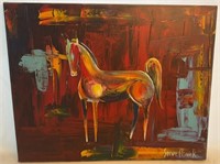 Original Horse Painting on Canvas by Steve