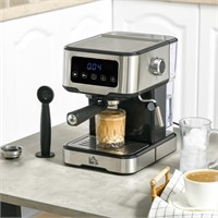Espresso Machine 15-Bar Coffee Maker w/ Frother Es