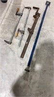 Clamps and truck bar