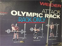 WEIDER Olympic Rack W PLATE STORAGE