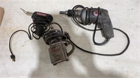 Electric drill, roto mite & soldering iron, work