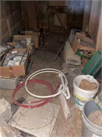 CONTENTS OF LEFT STALL: PLUMBING SUPPLIES & MORE
