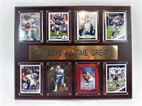 Dallas Cowboys All Time Greats Football Plaque