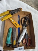 Scissors, Box Cutter, Wire Pliers & Other