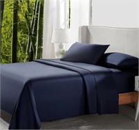 4 Piece Set Bamboo Sheets King