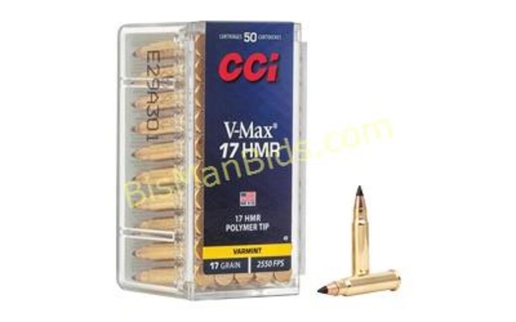 CCI 17HMR 17GR V-MAX - 350 Rounds