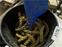 Bucket of Rope & Funnel