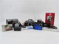 Lot vintage Cameras Film 35MM and Digital Sony