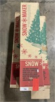 Vintage Snow Maker Christmas Decoration.