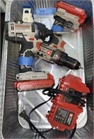 PORTER CABLE 20V DRILLS AND CHARGER