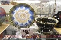 (2) Pcs Art Pottery: