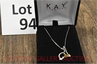 10K & .925 Necklace: