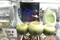 (4) Pcs Art Pottery: