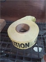 Roll of yellow caution tape
