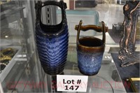 (2) Pcs Art Pottery: