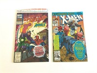 Lot of 2 Polybagged Marvel Comics