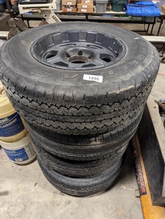 (4) Bridgestone Tires & Rims