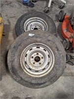 (2) Tires & Rims