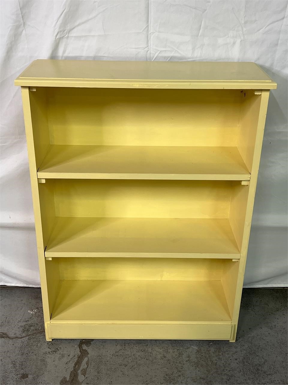 Yellow Wooden Bookshelf