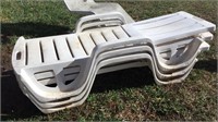 (4) POOL SIDE LOUNGERS (ATG)