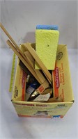 paint brushes and painting supplies