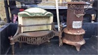 SAW BLADES, PUMP & OTHER ANTIQUES