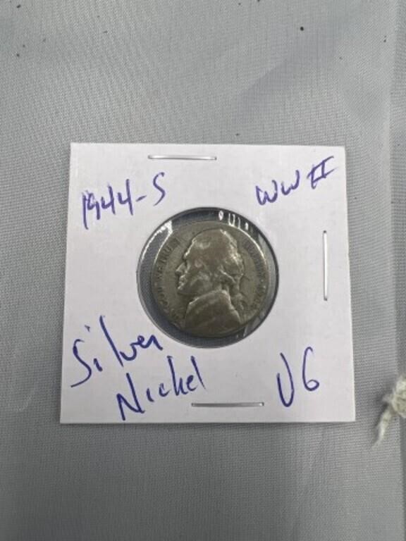 1944 S WWII SILVER NICKEL