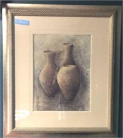STILL LIFE "CLAY POTS" BY GILLBERRY PRINT