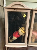 ROYAL CANADIAN MOUNTY TEDDY BEAR IN WOOD