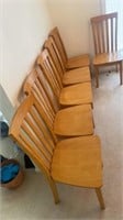 6 High Back Kitchen Chairs