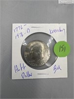 1776-1976 D KENNEDY HALF DOLLAR - BU