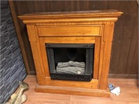 FIREPLACE BOX AND END TABLE