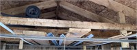 LUMBER AND CONTENTS ON RAFTERS
