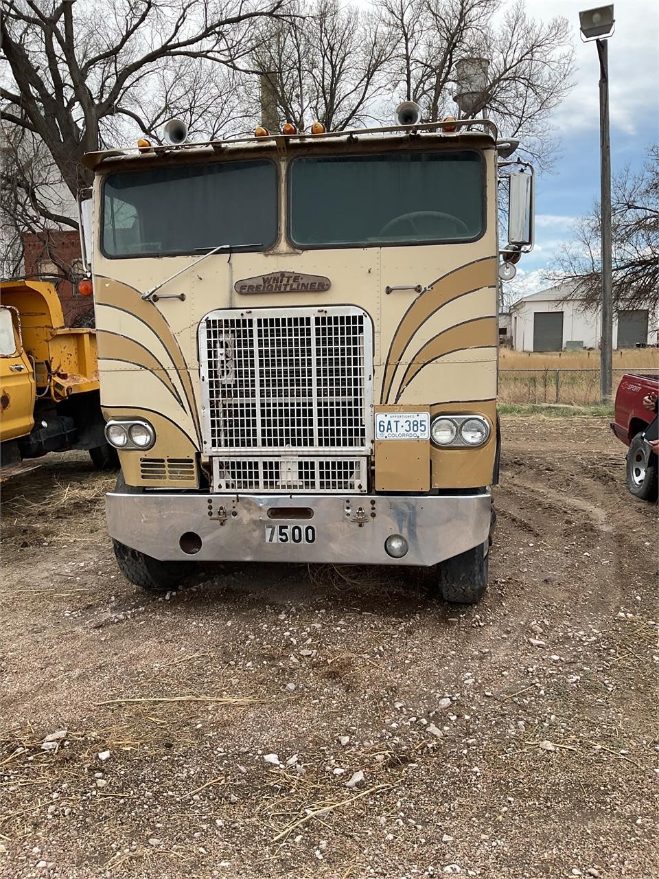 Tan Freightliner