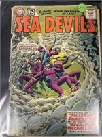 1962 12 CENT SEA DEVIL COMIC BOOK
