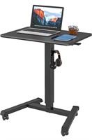 $130 BONTEC 25.6 x 17.7 Inch Mobile Stand Up Desk