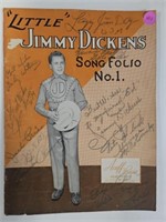 JIMMY DICKENS SONG BOOK NO 1 SIGNED