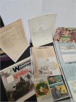 WWII PAPERS AND PICTURE AND PERSION GULF PRAYER