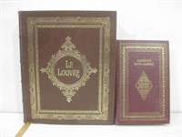 Easton Press Tuesday With Morrie & Le Louvre Book