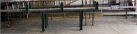 13" X 8' STEEL MATERIALS STAND W/RAIL TRACK