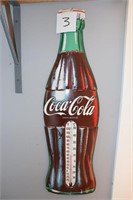 Coca Cola thermometer & clock