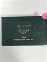 1989 UNCIRCULATED PROOF SET 6 COINS
